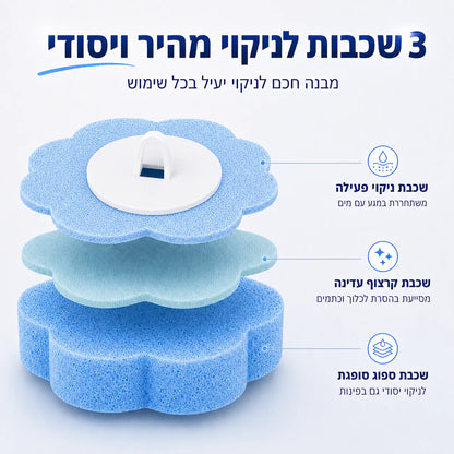 Balai de Toilette à Têtes Jetables