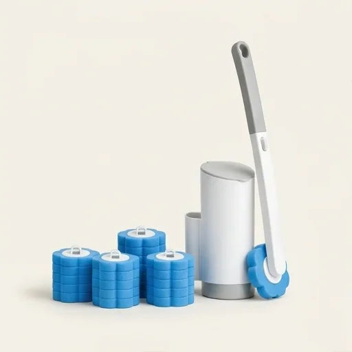 Balai de Toilette à Têtes Jetables