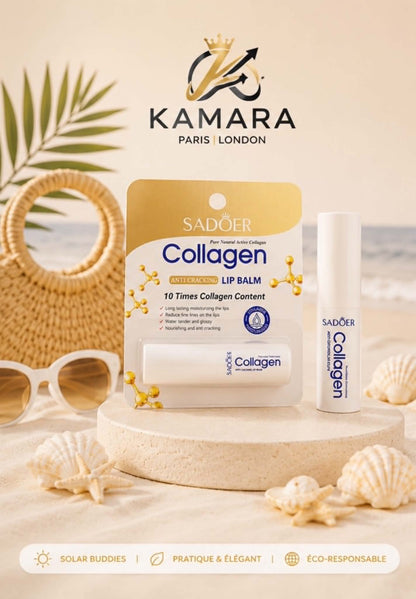 Baume à lèvres + Crème solaire éclaircissante au collagène